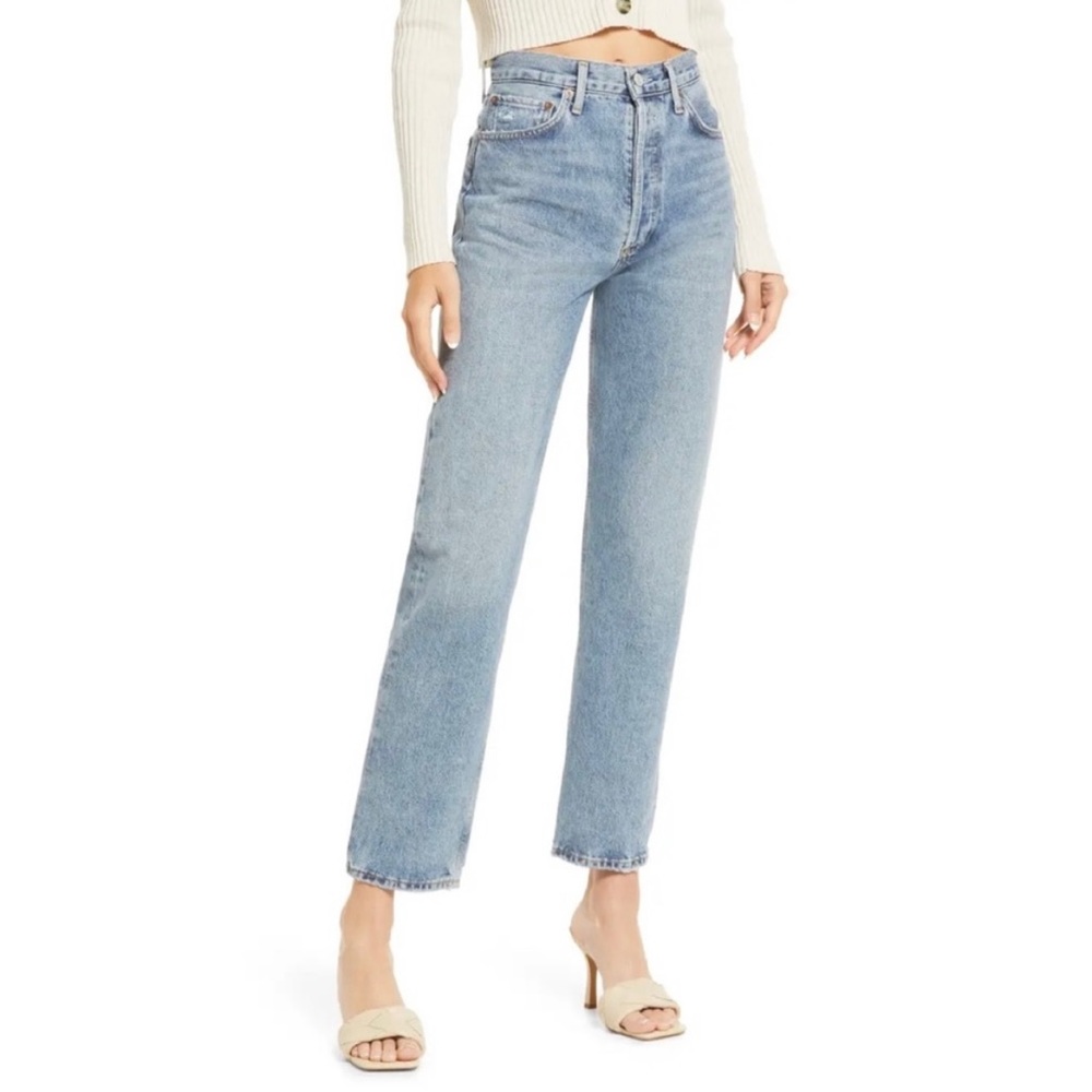 Agolde light wash jeans